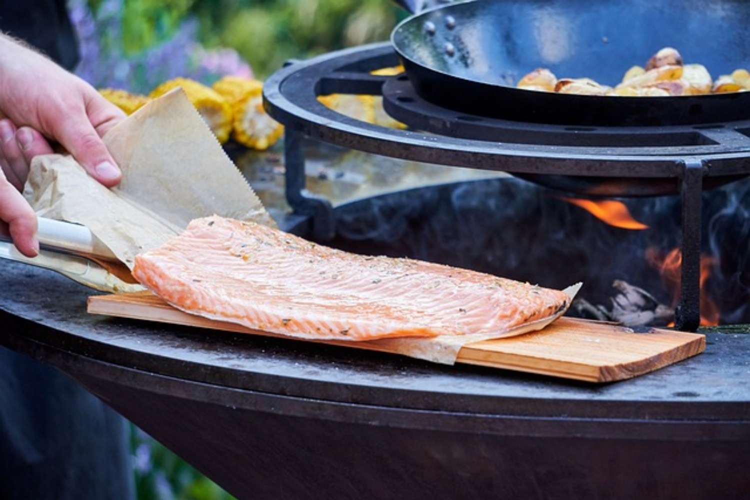 Grilled fish