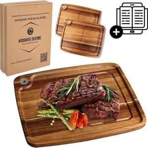 Wooden Steak Plates