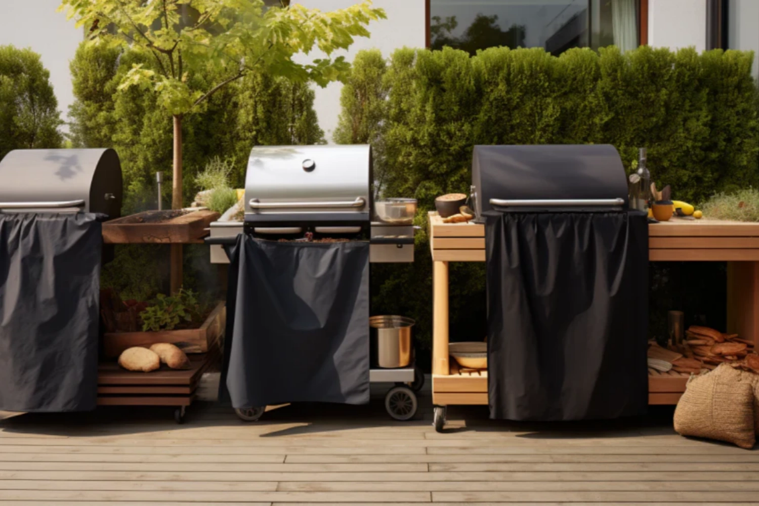 Dustproof BBQ Cover Makes1
