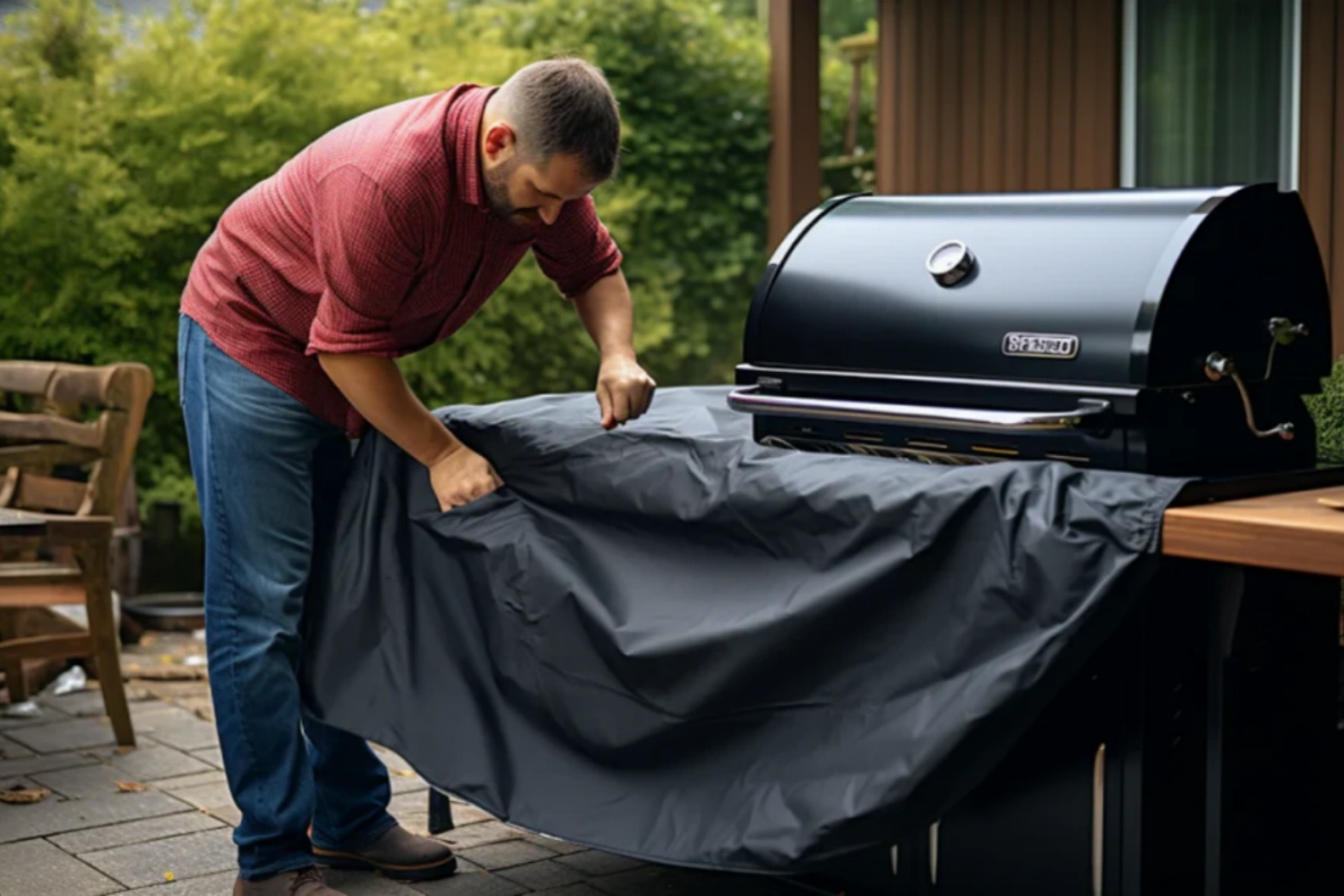 Dustproof BBQ Cover Makes2